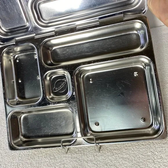 PlanetBox Stainless Steel Compartment Tray Reusable Rover Lunch Box Bento Box - Picture 10 of 14